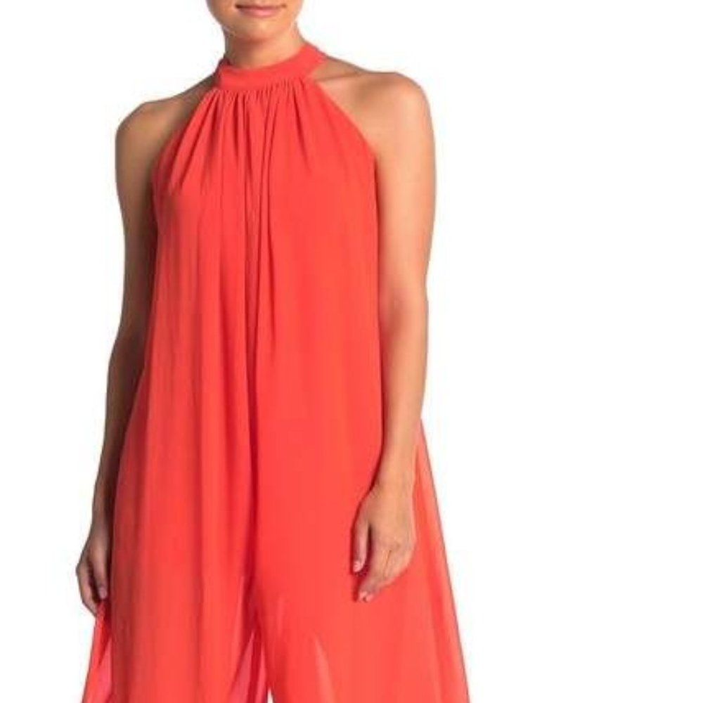 ONE ONE SIX Halter Neck Palazzo Jumpsuit - Size M - Orange